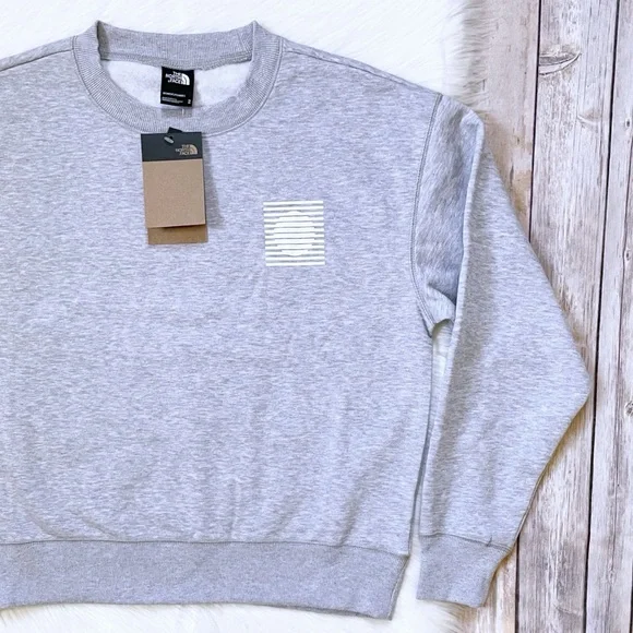 The North Face Women’s USA Crew Neck Grey Pullover - Picture 2 of 6